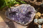 Natural Amethyst & Crystal Centred Geodes  x 12 From Zululand, South Africa - TopRock