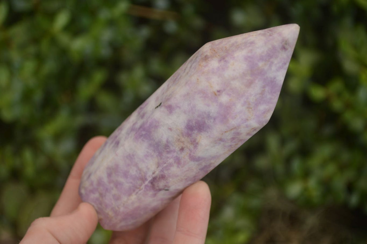 Polished  Purple Lepidolite Points  x 4 From Zimbabwe - Toprock Gemstones and Minerals 