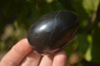 Polished  Black Basalt Gemstone Eggs x 6 From Antsirabe, Madagascar - Toprock Gemstones and Minerals 