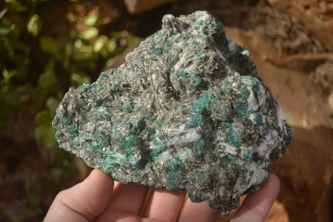 Natural Rare Emerald Mica In Matrix Cobbed Specimens x 12 From Mutoko, Zimbabwe - Toprock Gemstones and Minerals 