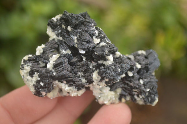 Natural Schorl Black Tourmaline Specimens x 12 From Erongo, Namibia - Toprock Gemstones and Minerals 
