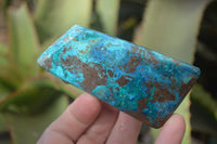 Polished Blue Shattuckite Free Forms  x 3 From Namibia - Toprock Gemstones and Minerals 