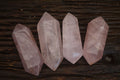 Polished Gemmy Double Terminated Rose Quartz Points x 4 From Ambatondrazaka, Madagascar - Toprock Gemstones and Minerals 