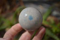 Polished Blue Spotted Spinel Quartz Spheres x 5 From Madagascar - Toprock Gemstones and Minerals 