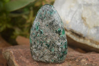 Polished Emerald In Matrix Standing Free Forms x 4 From Sandawana, Zimbabwe - TopRock