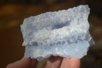 Natural Etched Blue Chalcedony Specimens  x 6 From Nsanje, Malawi - Toprock Gemstones and Minerals 
