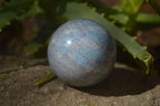 Polished Blue Spotted Spinel Quartz Spheres x 5 From Madagascar - Toprock Gemstones and Minerals 