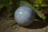 Polished Blue Spotted Spinel Quartz Spheres x 5 From Madagascar - Toprock Gemstones and Minerals 