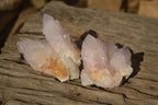 Natural Pale Lilac Spirit Quartz Clusters x 12 From Boekenhouthoek, South Africa - Toprock Gemstones and Minerals 