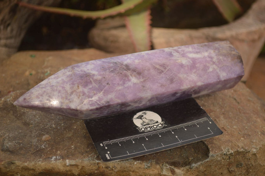 Polished  Purple Lepidolite Points  x 4 From Zimbabwe - Toprock Gemstones and Minerals 