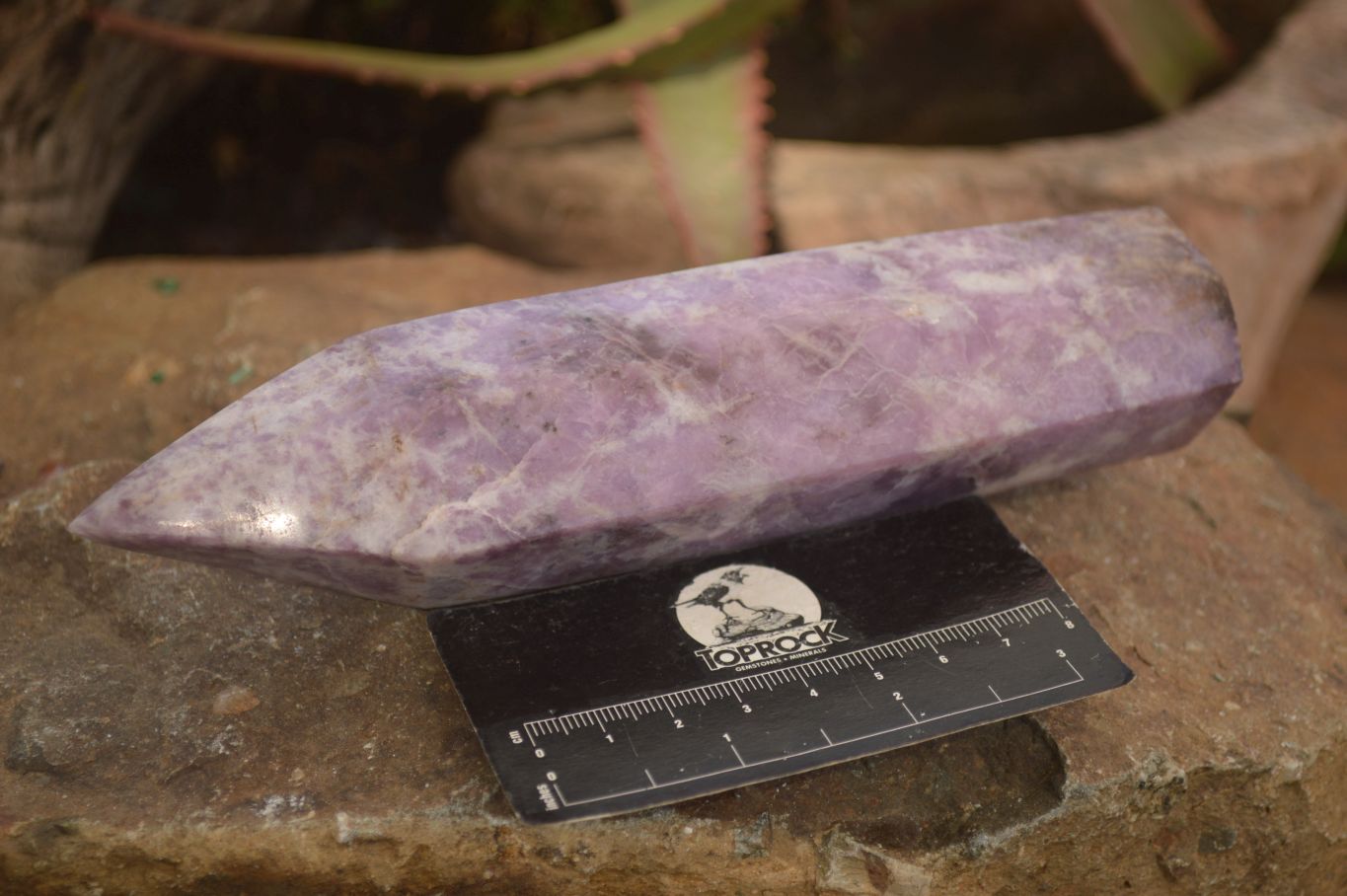 Polished  Purple Lepidolite Points  x 4 From Zimbabwe - Toprock Gemstones and Minerals 