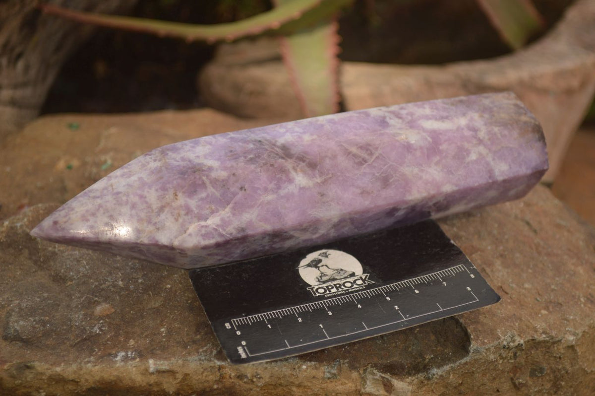 Polished  Purple Lepidolite Points  x 4 From Zimbabwe - Toprock Gemstones and Minerals 