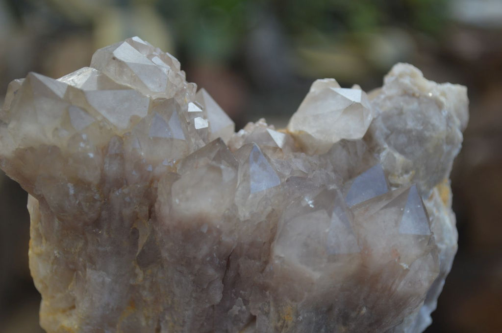 Natural Cascading Smokey Quartz Clusters x 2 From Congo - Toprock Gemstones and Minerals 
