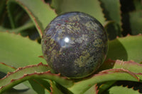 Polished Bastite Dragon Blood Stone Spheres  x 2 From Tshipise, South Africa - Toprock Gemstones and Minerals 