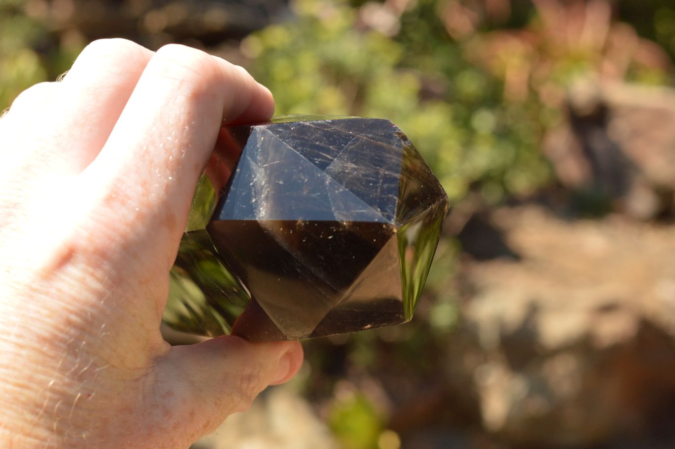 Polished Stunning Amethyst & Morion Smokey Quartz Points  x 2 From Madagascar - TopRock