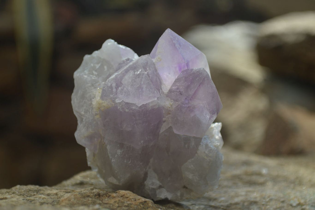 Natural Jacaranda Amethyst Crystals x 6 From Mumbwe, Zambia - Toprock Gemstones and Minerals 