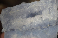 Natural Etched Blue Chalcedony Specimens  x 6 From Nsanje, Malawi - Toprock Gemstones and Minerals 