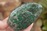 Polished Emerald In Matrix Standing Free Forms x 4 From Sandawana, Zimbabwe - TopRock