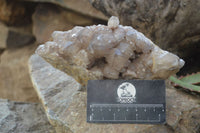 Natural Cascading Smokey Quartz Clusters x 2 From Congo - Toprock Gemstones and Minerals 