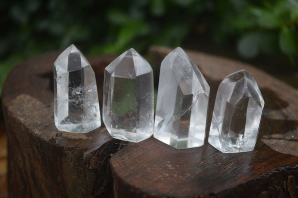 Polished Clear Quartz Crystal Points  x 17 From Madagascar