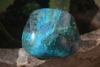 Polished Blue Shattuckite Free Forms  x 3 From Namibia - Toprock Gemstones and Minerals 