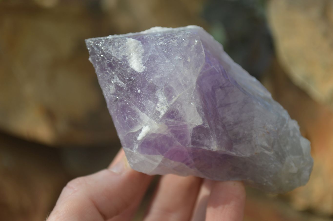 Natural Jacaranda Amethyst Crystals x 6 From Mumbwe, Zambia - Toprock Gemstones and Minerals 