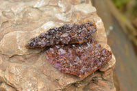 Natural Small Dark "Amethystos" Amethyst Clusters x 24 From Kwaggafontein, South Africa - TopRock