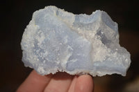 Natural Etched Blue Chalcedony Specimens  x 6 From Nsanje, Malawi - Toprock Gemstones and Minerals 