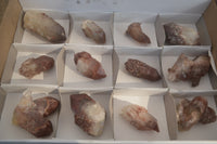 Natural Red Hematoid Quartz Specimens x 12 From Karoi, Zimbabwe - Toprock Gemstones and Minerals 