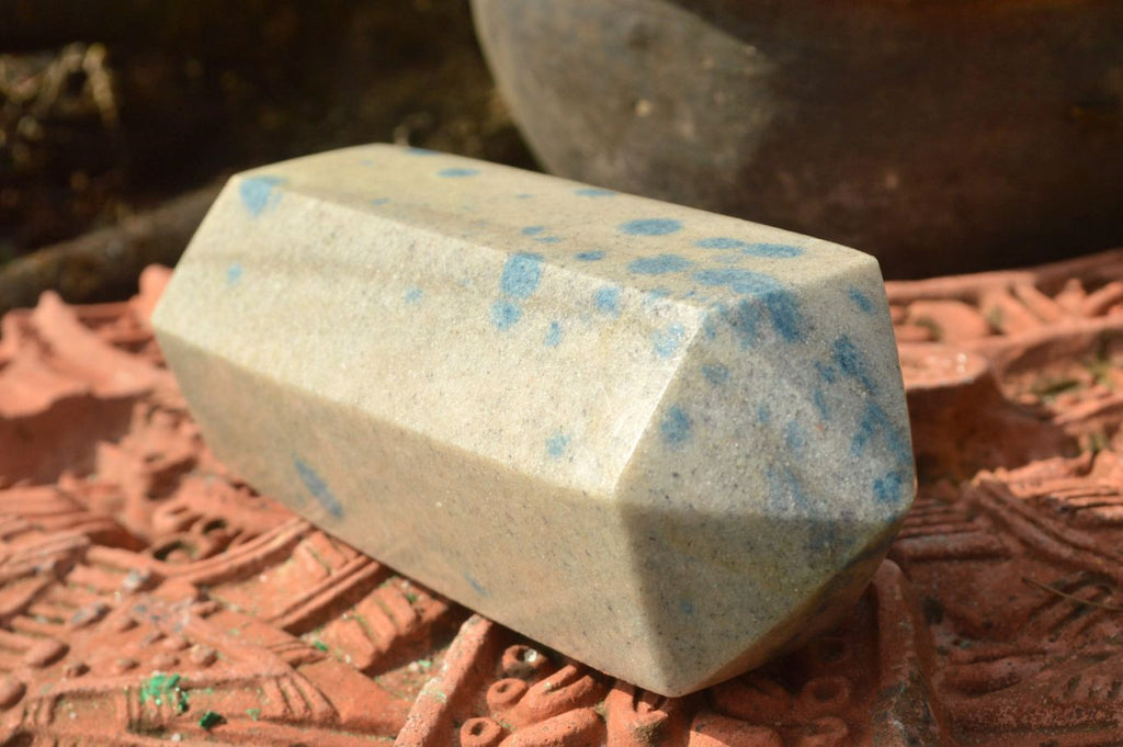 Polished Blue Spotted Spinel Double Terminated Points x 2 From Madagascar - TopRock