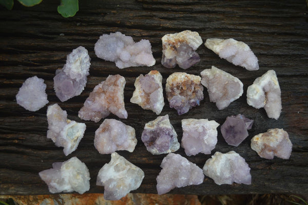 Natural Mixed Selection Of Spirit Quartz Clusters  x 20 From Boekenhouthoek, South Africa - TopRock