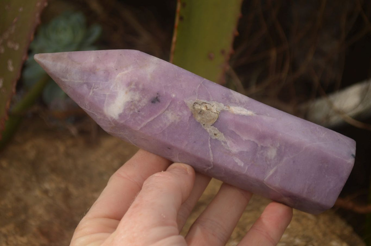 Polished  Purple Lepidolite Points  x 4 From Zimbabwe - Toprock Gemstones and Minerals 