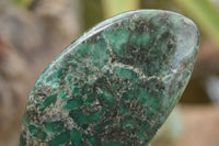 Polished Emerald In Matrix Standing Free Forms x 4 From Sandawana, Zimbabwe - TopRock