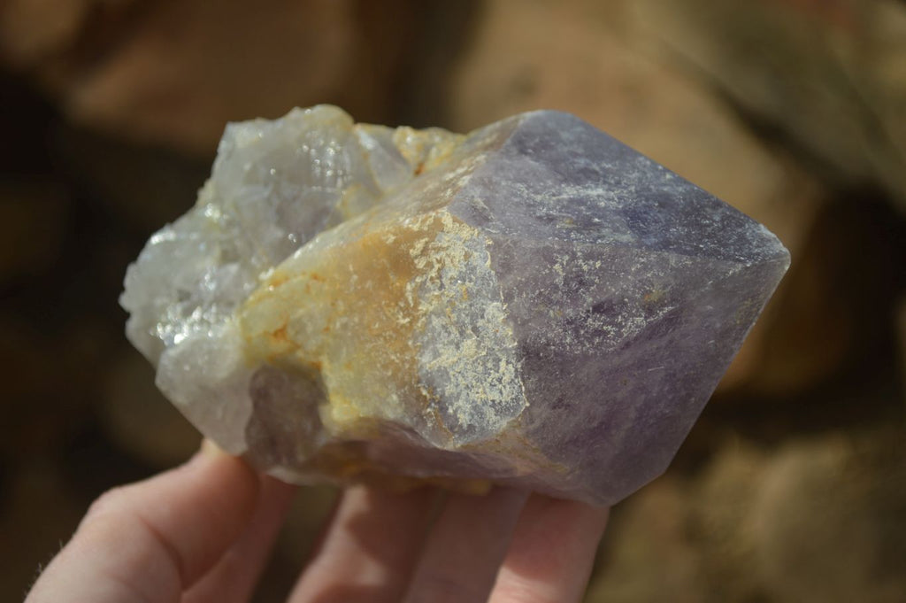 Natural Jacaranda Amethyst Crystals x 6 From Mumbwe, Zambia - Toprock Gemstones and Minerals 