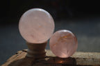 Polished Star Rose Quartz Spheres  x 6 From Ambatondrazaka, Madagascar - Toprock Gemstones and Minerals 