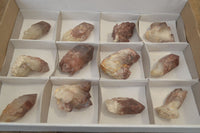 Natural Red Hematoid Quartz Specimens x 12 From Karoi, Zimbabwe - Toprock Gemstones and Minerals 
