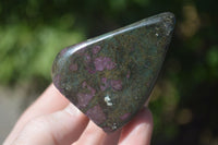 Polished Fluorescent Ruby Corundum In Chrome Verdite Free Forms x 6 From Zimbabwe - Toprock Gemstones and Minerals 