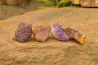 Natural Small Dark "Amethystos" Amethyst Clusters x 63 From Kwaggafontein, South Africa - TopRock