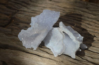 Natural Etched Blue Chalcedony Specimens  x 6 From Nsanje, Malawi - Toprock Gemstones and Minerals 