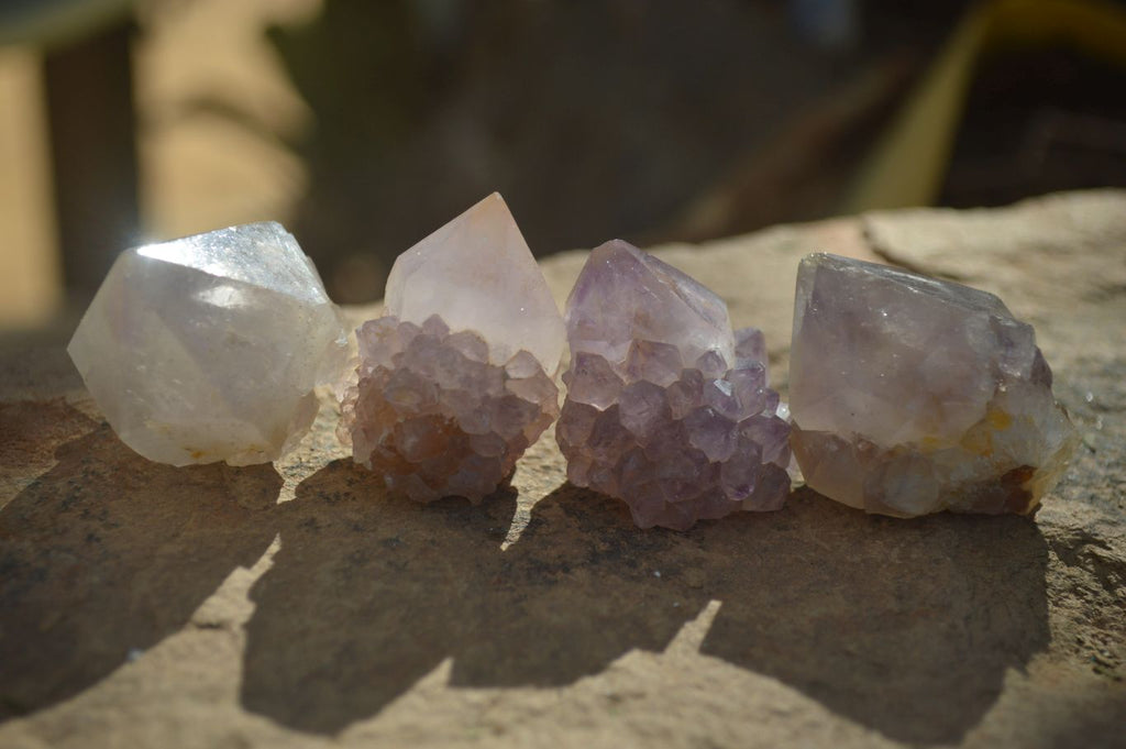Natural Single Spirit Amethyst Quartz Crystals x 70 From Boekenhouthoek, South Africa - Toprock Gemstones and Minerals 