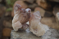 Natural Red Hematoid Quartz Specimens x 12 From Karoi, Zimbabwe - Toprock Gemstones and Minerals 