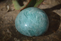 Polished Blue Amazonite Palm Stones  x 13 From Madagascar - Toprock Gemstones and Minerals 