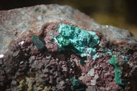 Natural Salrose With Silky Malachite Specimen x 1 From Kakanda, Congo - Toprock Gemstones and Minerals 