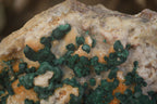 Natural Rare Ball Malachite On Golden Limonite Quartz & Dolomite Specimen x 1 From Kambove, Congo - Toprock Gemstones and Minerals 