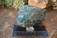 Polished Emerald Mica In Matrix Standing Free Forms x 2 From Mutoko, Zimbabwe - Toprock Gemstones and Minerals 