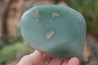 Polished Emerald Mtorolite Galet-Palm Stones x 4 From Mutorashanga, Zimbabwe - Toprock Gemstones and Minerals 