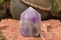 Polished Trio Of Dream Amethyst Points  x 3 From Madagascar - TopRock