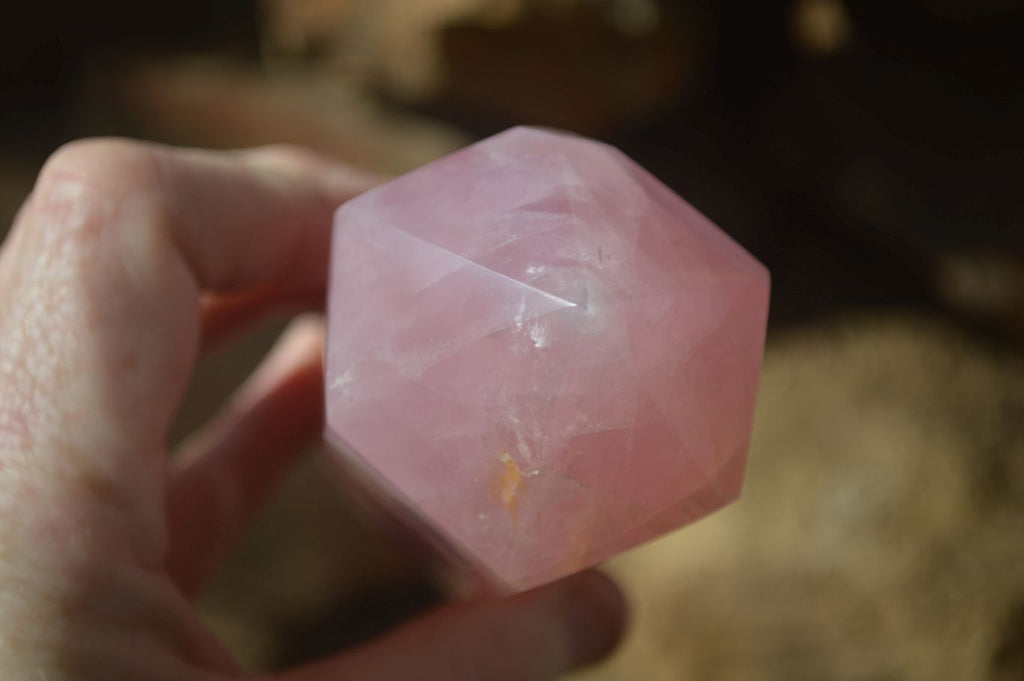 Polished Gemmy Rose Quartz Points x 3 From Madagascar - Toprock Gemstones and Minerals 