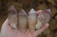Natural Red Hematoid Quartz Specimens x 12 From Karoi, Zimbabwe - Toprock Gemstones and Minerals 