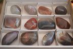 Polished Red Sache River Agate Nodules x 12 From Sashe River, Zimbabwe - Toprock Gemstones and Minerals 